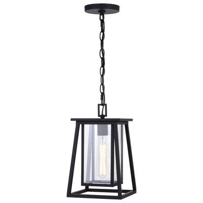 8-in. Outdoor Pendant Matte Black by Vaxcel International