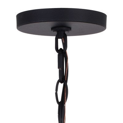 8-in. Outdoor Pendant Matte Black