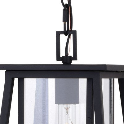 8-in. Outdoor Pendant Matte Black