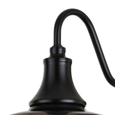 9-in. Outdoor Cage Wall Light Dark Bronze and Light Gold