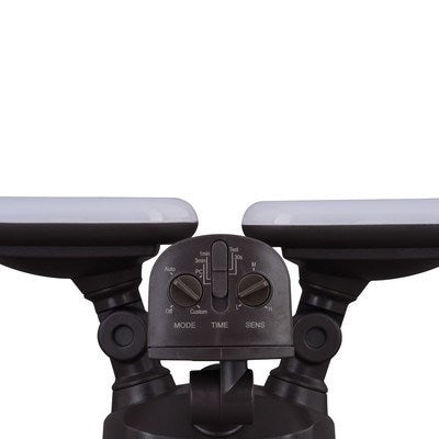 2 Light LED Outdoor Motion Sensor Flood Light Bronze