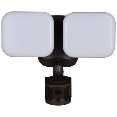 2 Light LED Outdoor Motion Sensor Flood Light Bronze