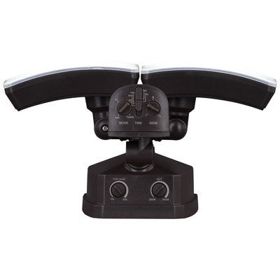 2 Light LED Outdoor Motion Sensor Security Flood Light Bronze