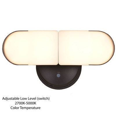 2 Light LED Outdoor Linkable Flood Light Bronze