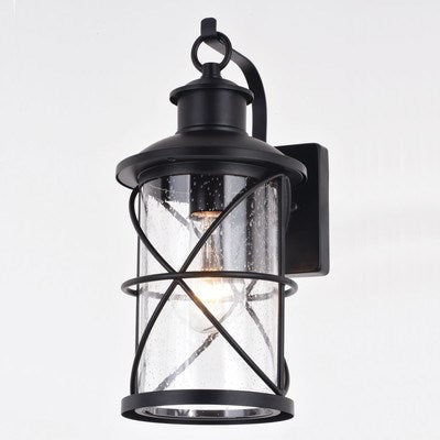 6.5-in. Outdoor Wall Light Black