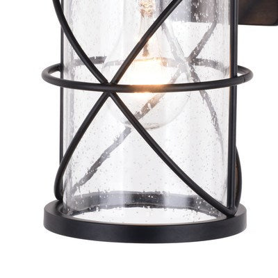6.5-in. Outdoor Wall Light Black