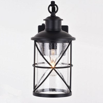 6.5-in. Outdoor Wall Light Black