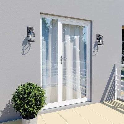 6.5-in. Outdoor Wall Light Matte Black