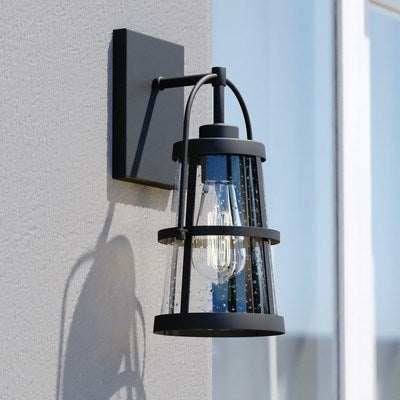 6.5-in. Outdoor Wall Light Matte Black