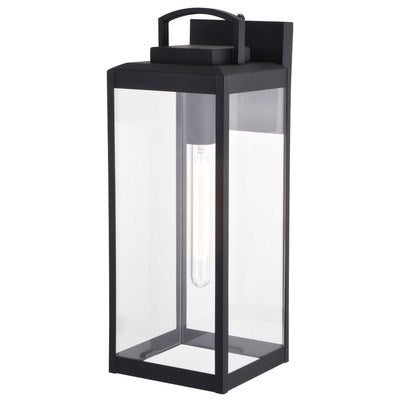 7-in. Outdoor Wall Light Textured Black by Vaxcel International