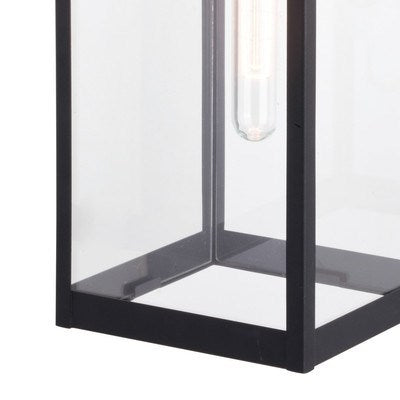 7-in. Outdoor Wall Light Textured Black