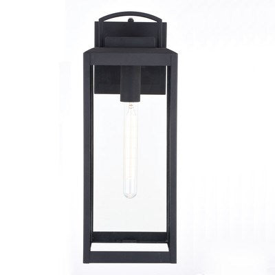 7-in. Outdoor Wall Light Textured Black