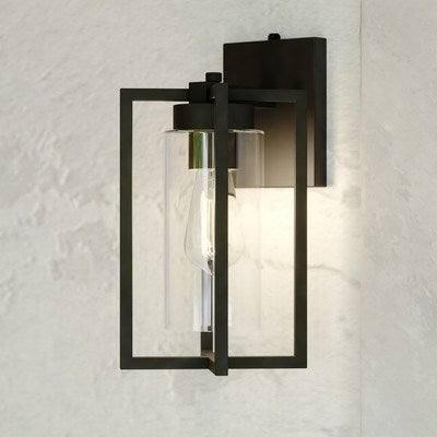 5.5-in. Outdoor Wall Light Textured Black