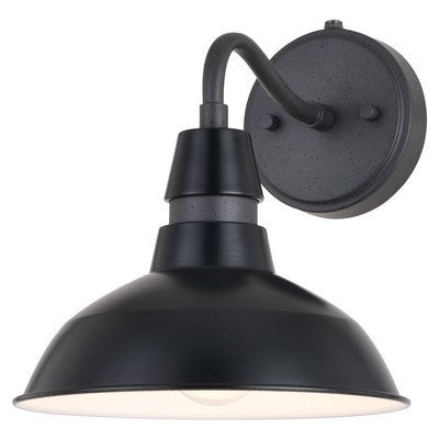 Outdoor Wall Light Black And Vintage Black With Matte White Inner by Vaxcel International