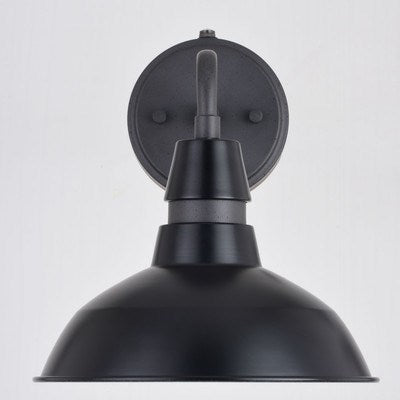 Outdoor Wall Light Black And Vintage Black With Matte White Inner