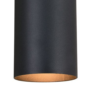 2 Light 20-in.H Outdoor Wall Light Textured Black