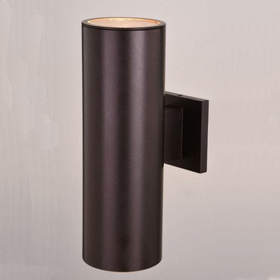 2 Light 14.25-in.H Outdoor Wall Light Deep Bronze