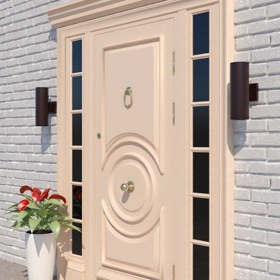 2 Light 14.25-in.H Outdoor Wall Light Deep Bronze