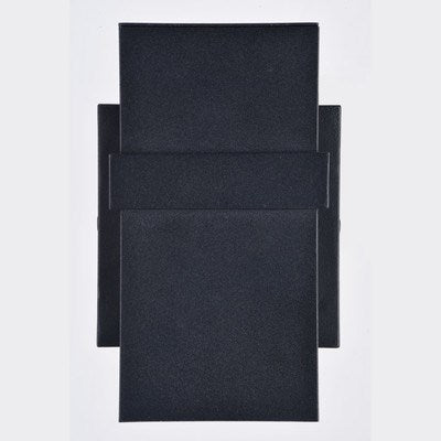 7-in. H 1 Light Outdoor Wall Light Textured Black