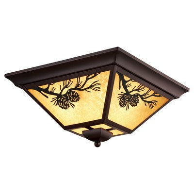 14-in. Outdoor Flush Mount Warm Bronze by Vaxcel International