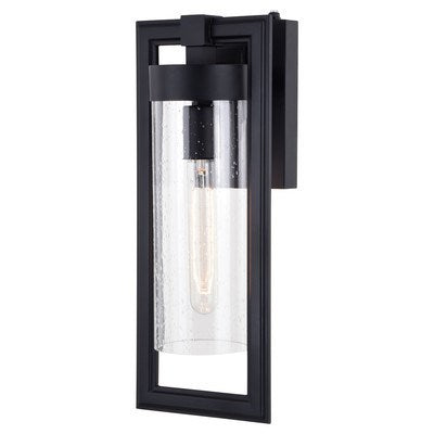 6.5-in Outdoor Wall Light Matte Black by Vaxcel International