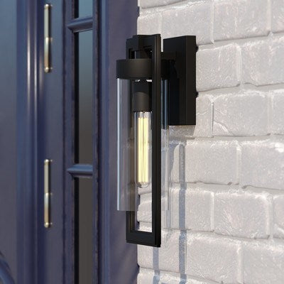 6.5-in Outdoor Wall Light Matte Black