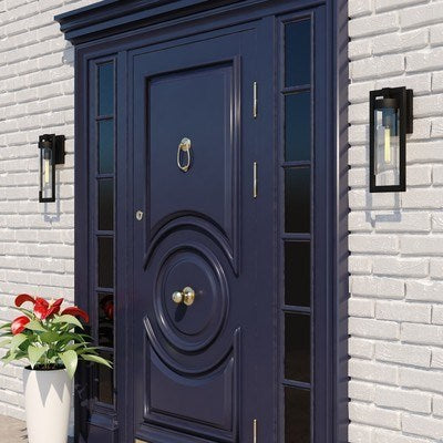 6.5-in Outdoor Wall Light Matte Black