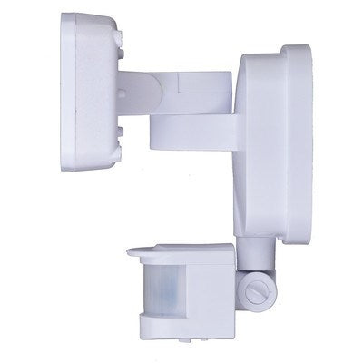 10.75-in. 2L LED Outdoor Motion Sensor Security Flood Light White 180 Deg.