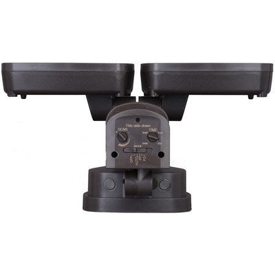 10.75-in. 2L LED Outdoor Motion Sensor Security Flood Light Bronze 180 Deg.