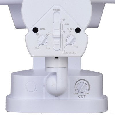 10.75-in. 2L LED CCT Adj. Outdoor Motion Security Flood Light White 240 Deg.