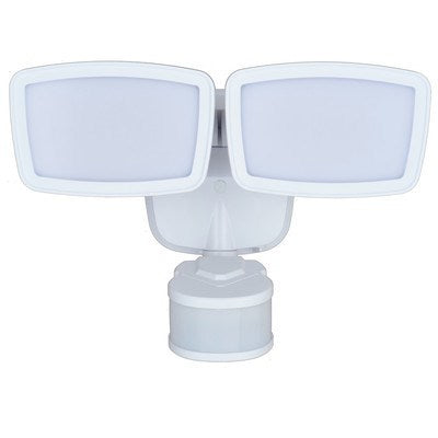 10.75-in. 2L LED CCT Adj. Outdoor Motion Security Flood Light White 240 Deg.