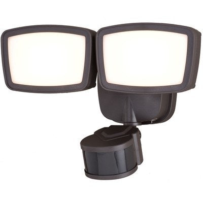 10.75-in. 2L LED CCT Adj. Outdoor Motion Security Flood Light Bronze 240 Deg. by Vaxcel International