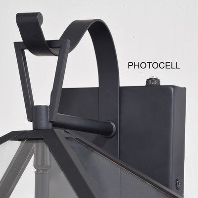 10-in. 3 Light Outdoor Wall Light Matte Black