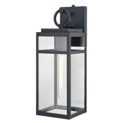 6-in. Outdoor Wall Light Textured Black by Vaxcel International