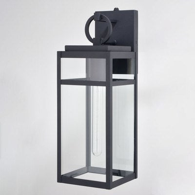 6-in. Outdoor Wall Light Textured Black