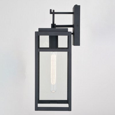 6-in. Outdoor Wall Light Textured Black