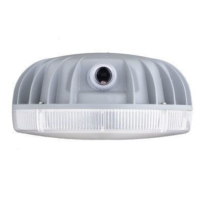7-in. Dusk-to-Dawn LED Area Light Gray
