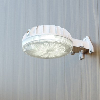 7-in. Dusk-to-Dawn LED Area Light Gray