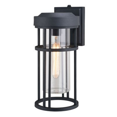 6.5-in Outdoor Wall Light Textured Black by Vaxcel International