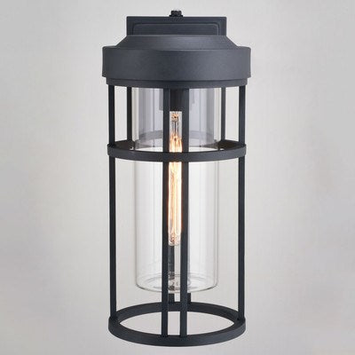 6.5-in Outdoor Wall Light Textured Black