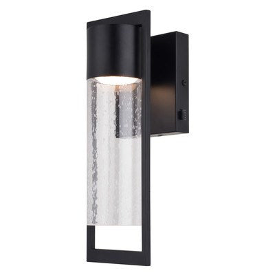 5-in. LED Outdoor Wall Light Matte Black by Vaxcel International