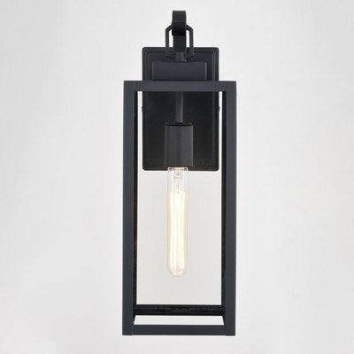 6-in. Outdoor Wall Light Matte Black