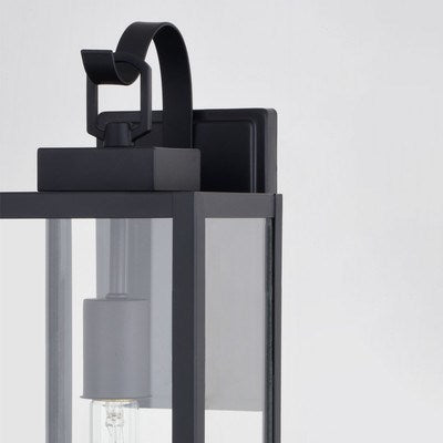 6-in. Outdoor Wall Light Matte Black