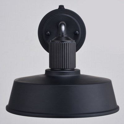 10-in. Outdoor Wall Light Matte Black and Glossy White