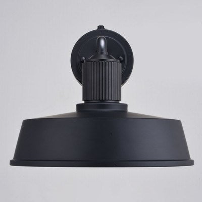 12-in. Outdoor Wall Light Matte Black and Glossy White