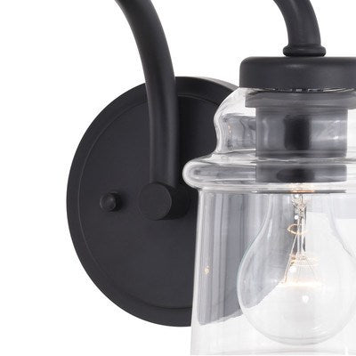 2 Light Vanity Matte Black