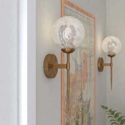Wall Light Natural Brass