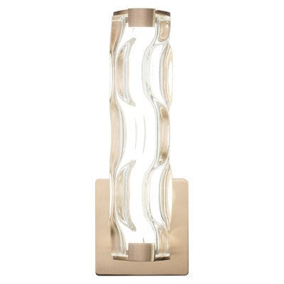 13 in. H LED Wall Light Natural Brass by Vaxcel International
