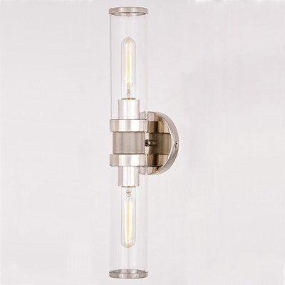 2 Light Wall Light Polished Nickel