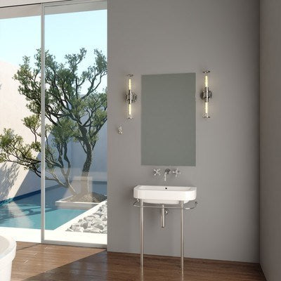 2 Light Wall Light Polished Nickel